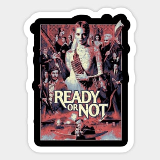 Classic Killers Ready or Not Sticker